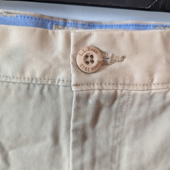 L. L. Bean Beige Standard Fit 42W Men's Shorts - Picture 6 of 6